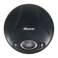 Memorex MD6451BLK - Personal CD Player User Manual