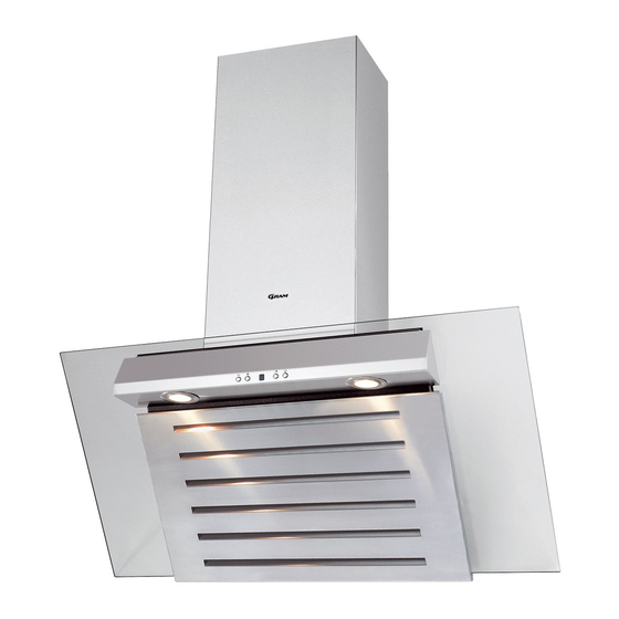 Gram EFS 90-00 TE RF Kitchen Hood Manuals