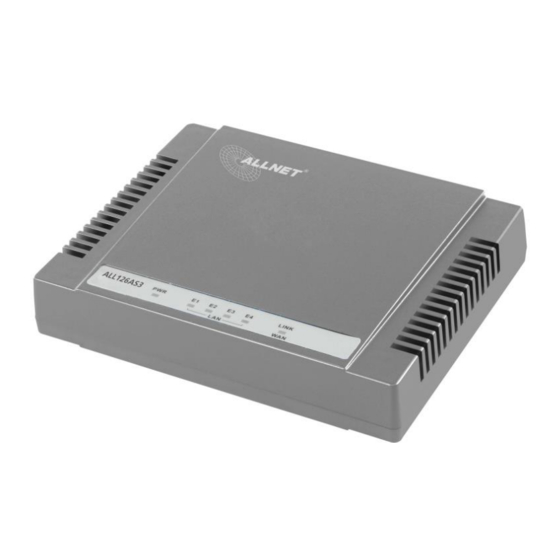 Allnet ALL126AS3 Manuals