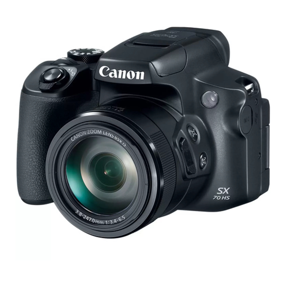 Canon PowerShot SX70 HS Manuals