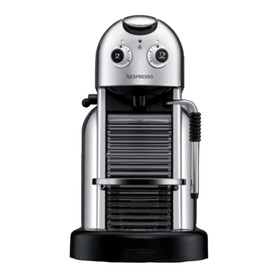 Nespresso Maestria Series Manual