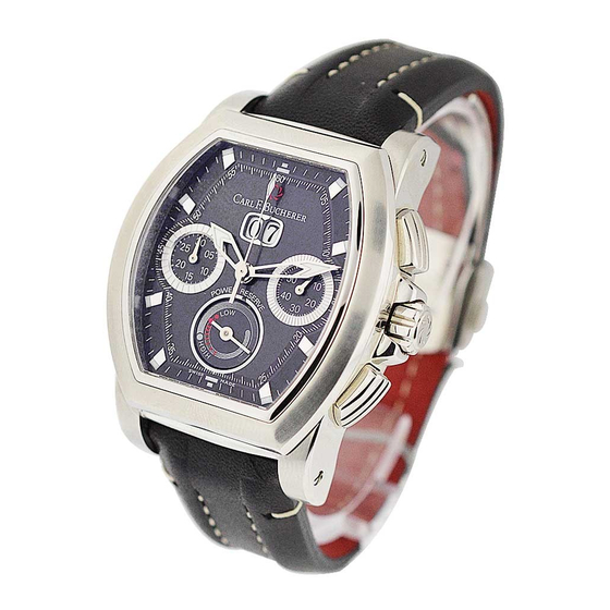Carl F. Bucherer Patravi t-graph Instruction