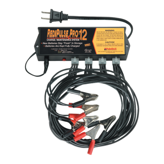 PulseTech RediPulse Pro-12 PRO-12-RP Operating Instructions Manual