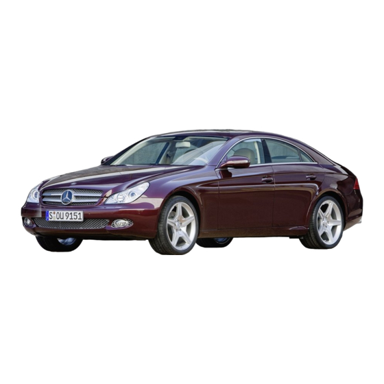 Mercedes-Benz CLS 500 2008 Owner's Manual