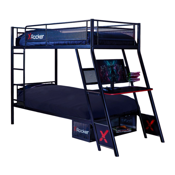 XROCKER ARMADA DUAL BUNK Assembly Instructions Manual