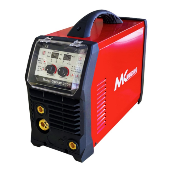 MK Welding Multi-GMAW 200S System Manuals