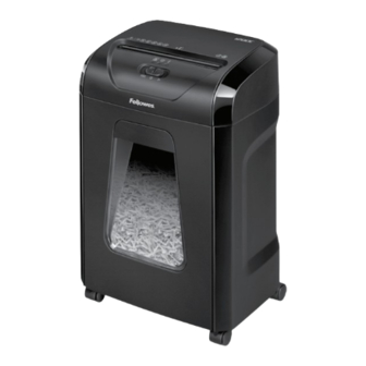 Fellowes Powershred 1200C Quick Start Manual