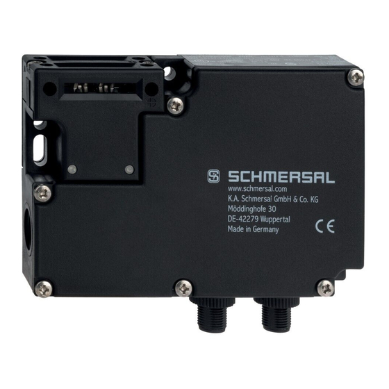 schmersal AZM 161ST-11/12K-024 Manuals