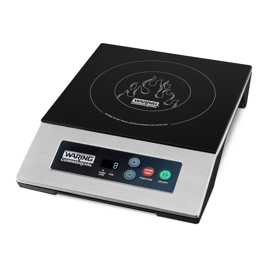 WARING COMMERRCIAL WIH200, WIH200C - Induction Range Manual