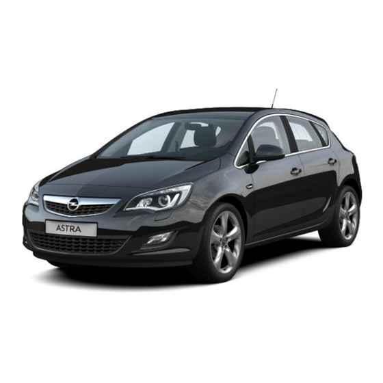 Vauxhall 2010 Astra Owner's Manual