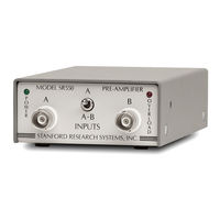 SRS Labs SR551 Operation Manual