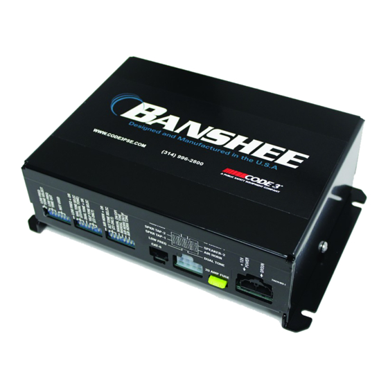 Code 3 Banshee Installation & Operation Manual