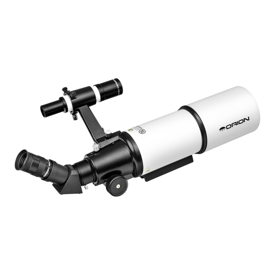 ORION TELESCOPES & BINOCULARS Orion ShortTube 80 Instruction Manual