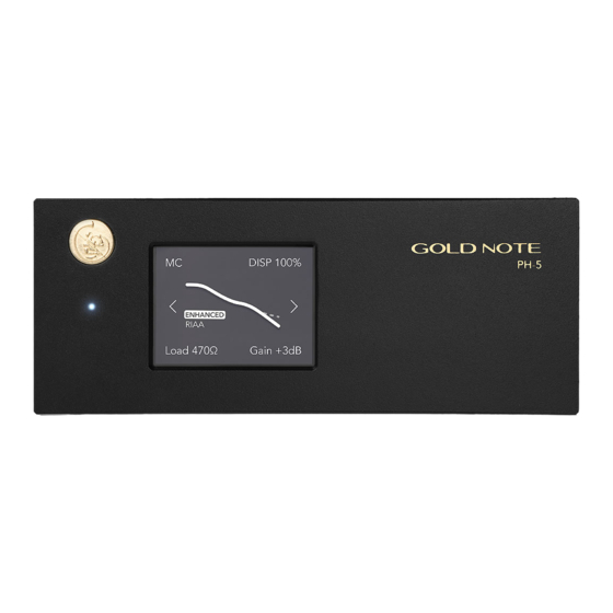 Gold Note PH-5 User Manual