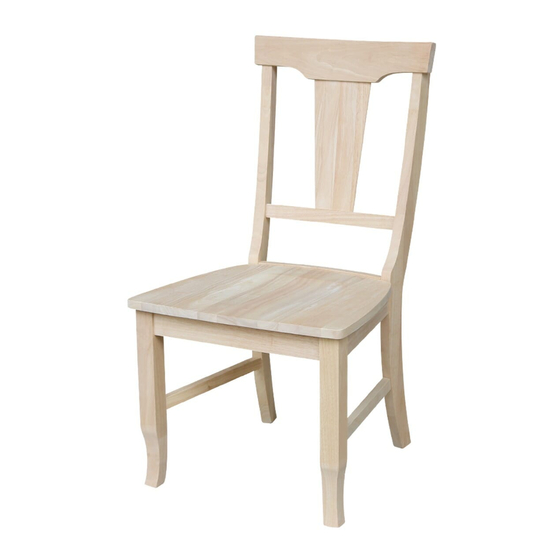 Unfinished Furniture of Wilmington ARLINGTON C-110 Assembly Instructions