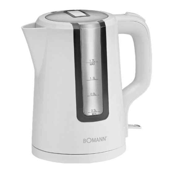 BOMANN WK 1566 CB Instruction Manual