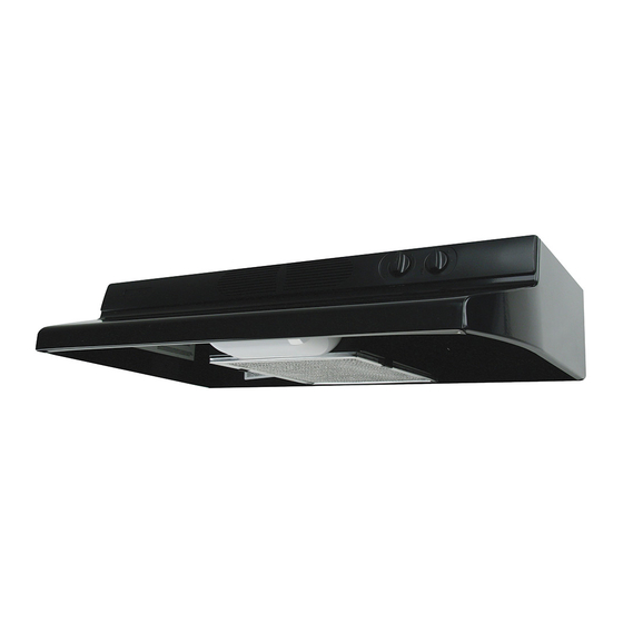 Air King Range Hood QZ Series Specifications