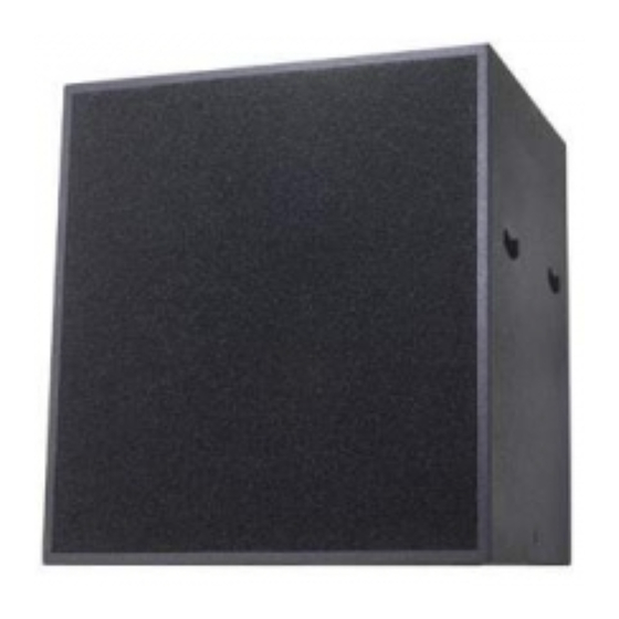 Tannoy VS18 DR User Manual