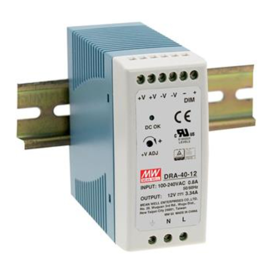 Mean Well PWR-40-24 User Manual