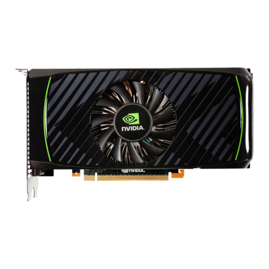 NVIDIA GeForce GTX 550 - Graphics Card Manual