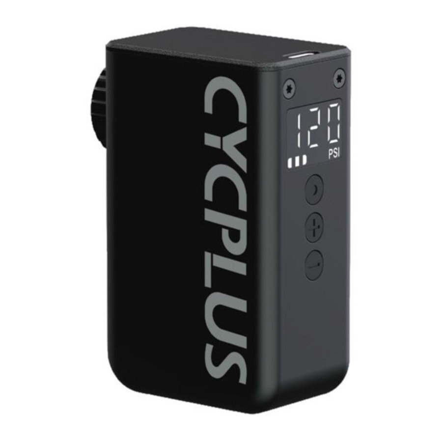 CYCPLUS AS2 Pro - Bicycle Tire Inflator Manual