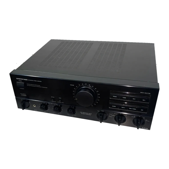 Onkyo A-8500 Service Manual