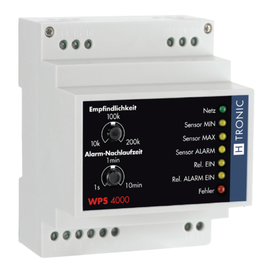 H-Tronic WPS 4000 Manuals