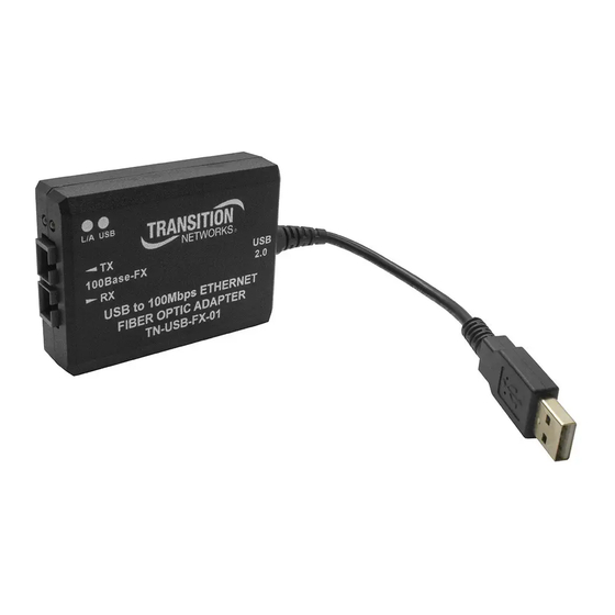 Transition TN-USB-FX-01 Manuals