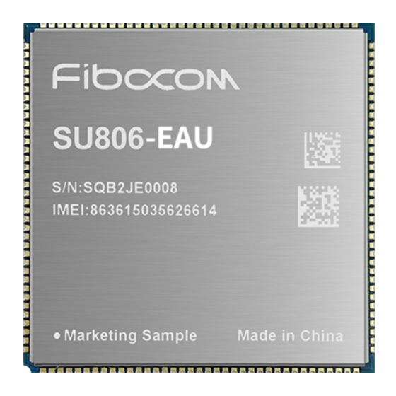 Fibocom SU806 Series Hardware Manual