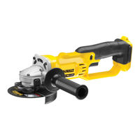 DeWalt XR LI-ION DCG412 Manual