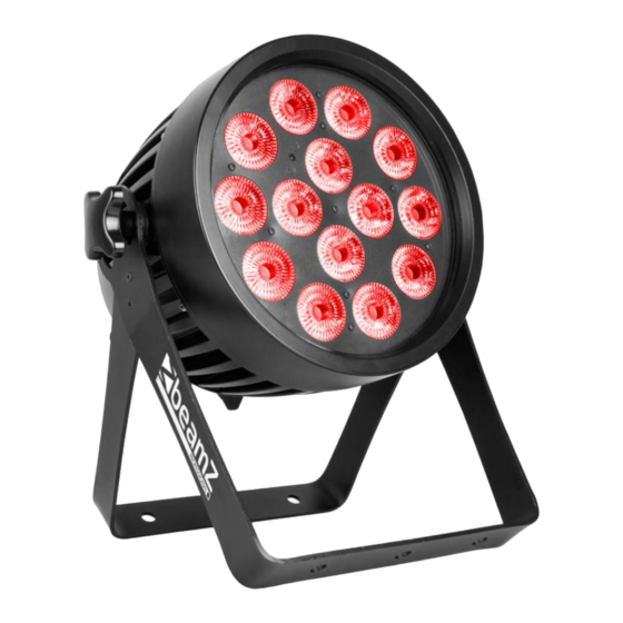 User Manuals: Beamz professional BWA 510 LED Par Light