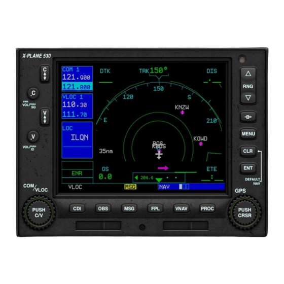 Laminar Research X-Plane 530 Quick Reference