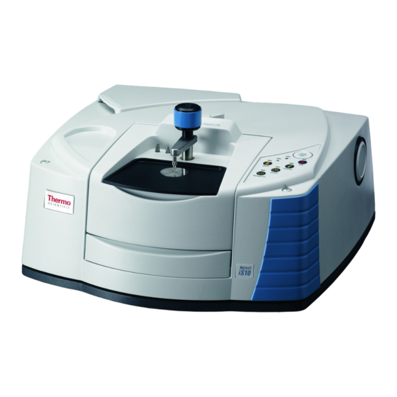 Thermo Scientific NICOLET iS10 Getting Started
