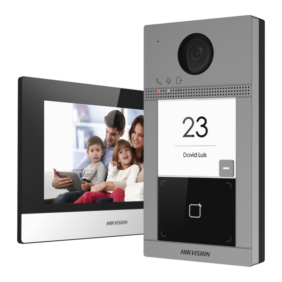 HIKVISION DS-KIS604-P Quick Start Manual