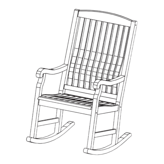 Cambridge Casual IT-130277T Assembly Instructions Manual