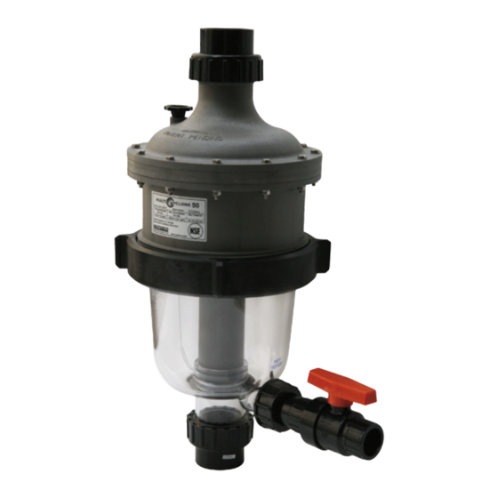 Waterco MultiCyclone 12 Installation And Operation Manual