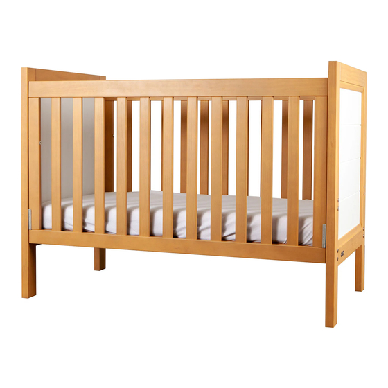 Grotime NORWAY COT with drop-side 30119 Assembly Instructions Manual