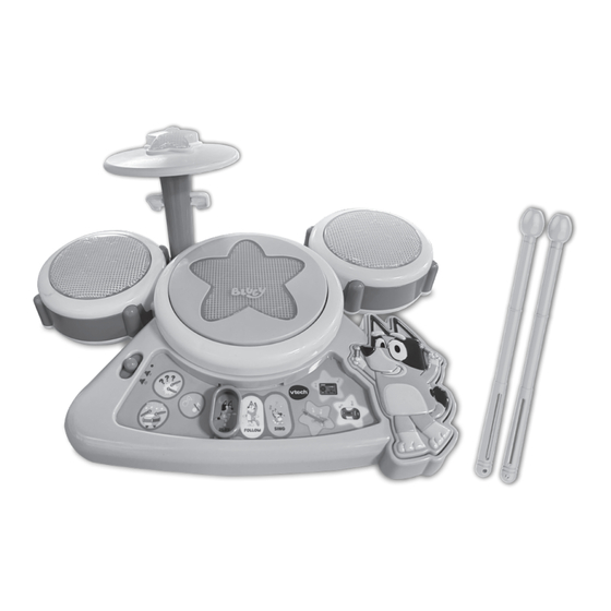 VTech BLUEY Hooray Drum Set Instruction Manual