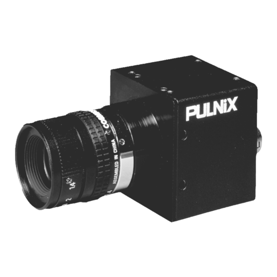 Pulnix TM-250 Operation Manual