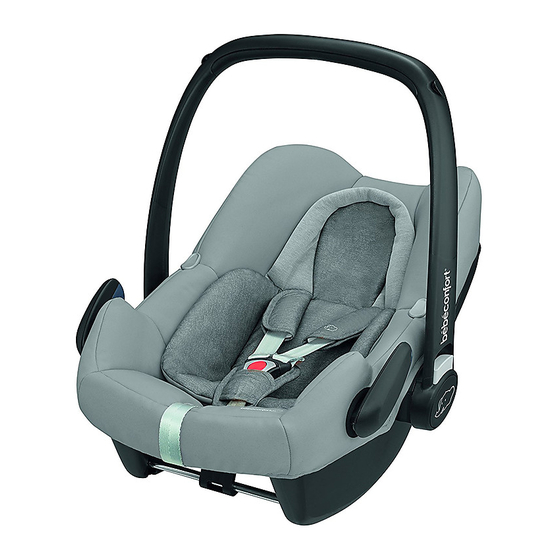 BEBE CONFORT Rock Instructions For Use & Warranty