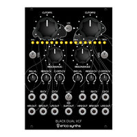 Erica Synths Black DUAL VCF Manual