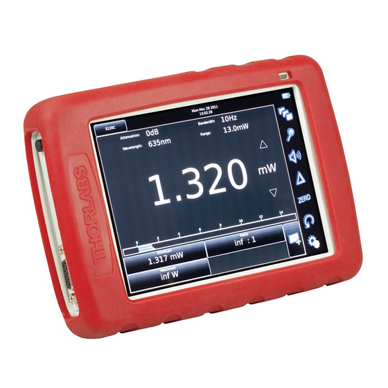 THORLABS PM200 Quick Reference