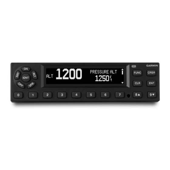 Garmin GTX 335 w GPS Installation Guidance