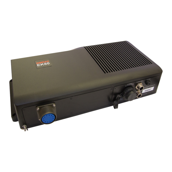 Kongsberg Simrad EK80 Installation Manual