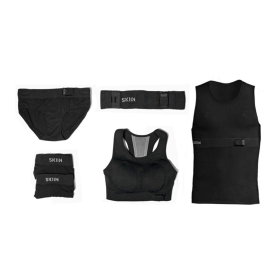 Myant Skiin Underwear Smart Biometric Manuals