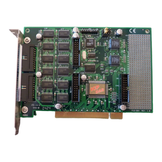 ICP DAS USA PIO-D64 User Manual