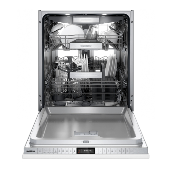 Gaggenau DF480701 Use And Care Manual