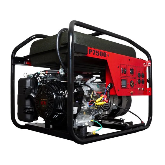 Winco DP7500HE/B Installation And Operator's Manual