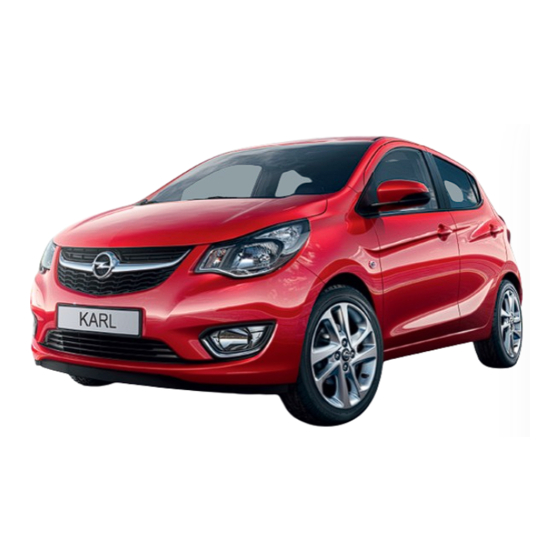 Opel 2016 Carl Owner's Manual