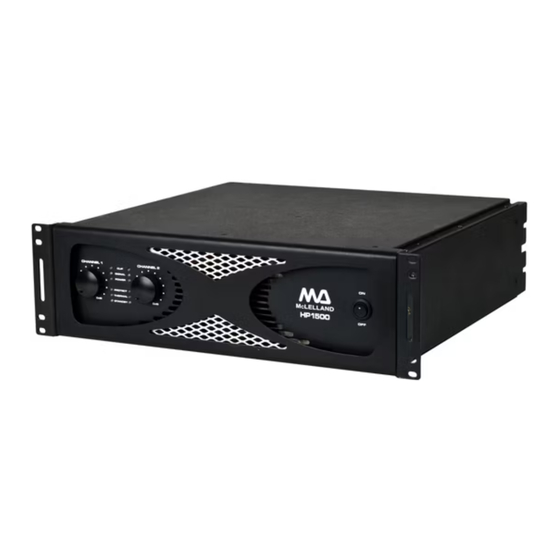McLelland HP1200 Manual